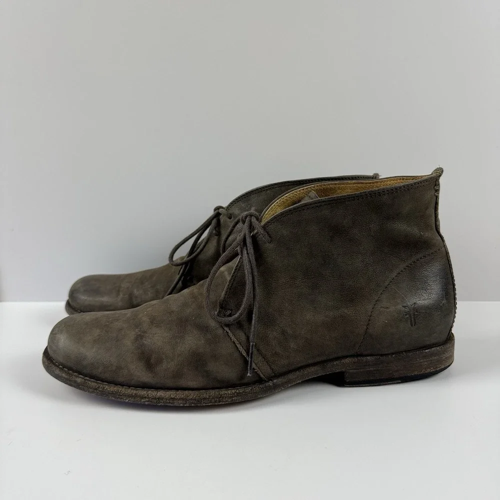 FRYE Men's Phillip Chukka‎ Leather Boots Size 9 D